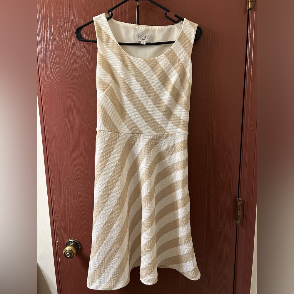 Kasper striped dress 2P